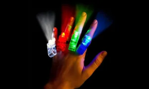 12-Pack LED Finger Lights