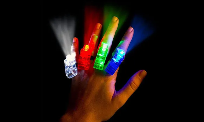 12-Pack LED Finger Lights