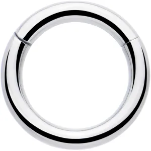 16 Gauge 1/4 316L Surgical Steel Precision Hinged Segment Hoop