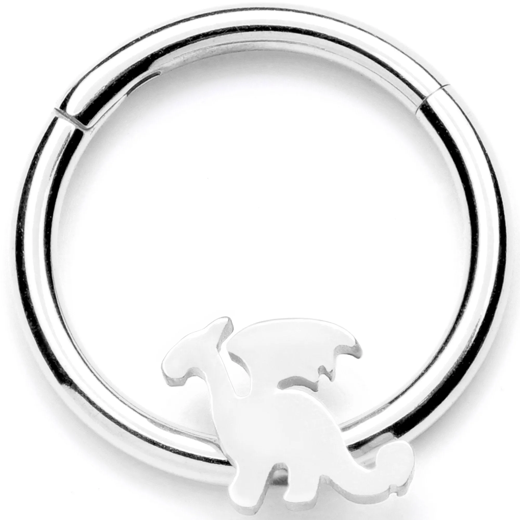 16 Gauge 3/8 Fantasy Dragon Hinged Segment Ring