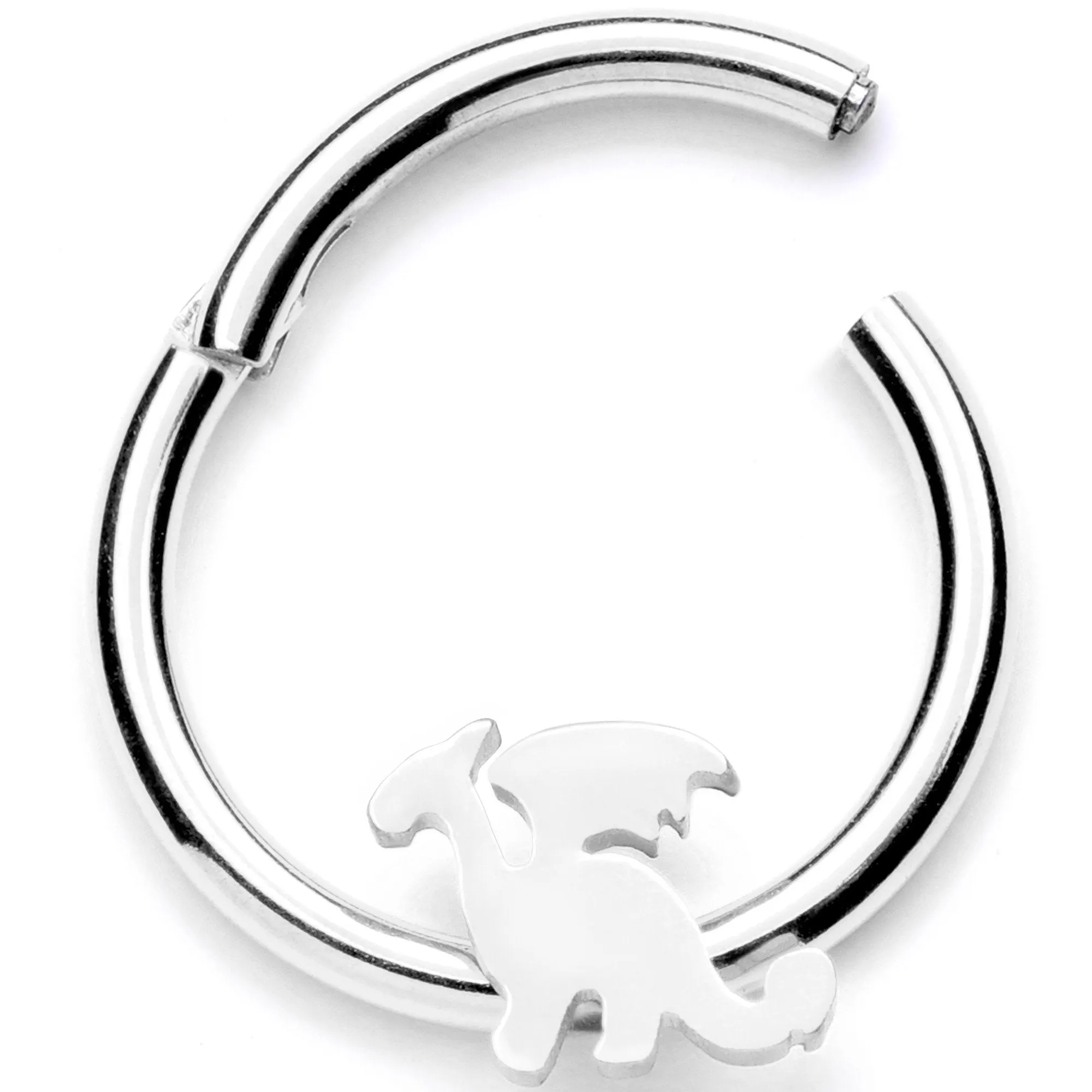 16 Gauge 3/8 Fantasy Dragon Hinged Segment Ring