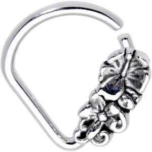 16 Gauge 5/16 Flowery Fun Ellipse Septum Ring