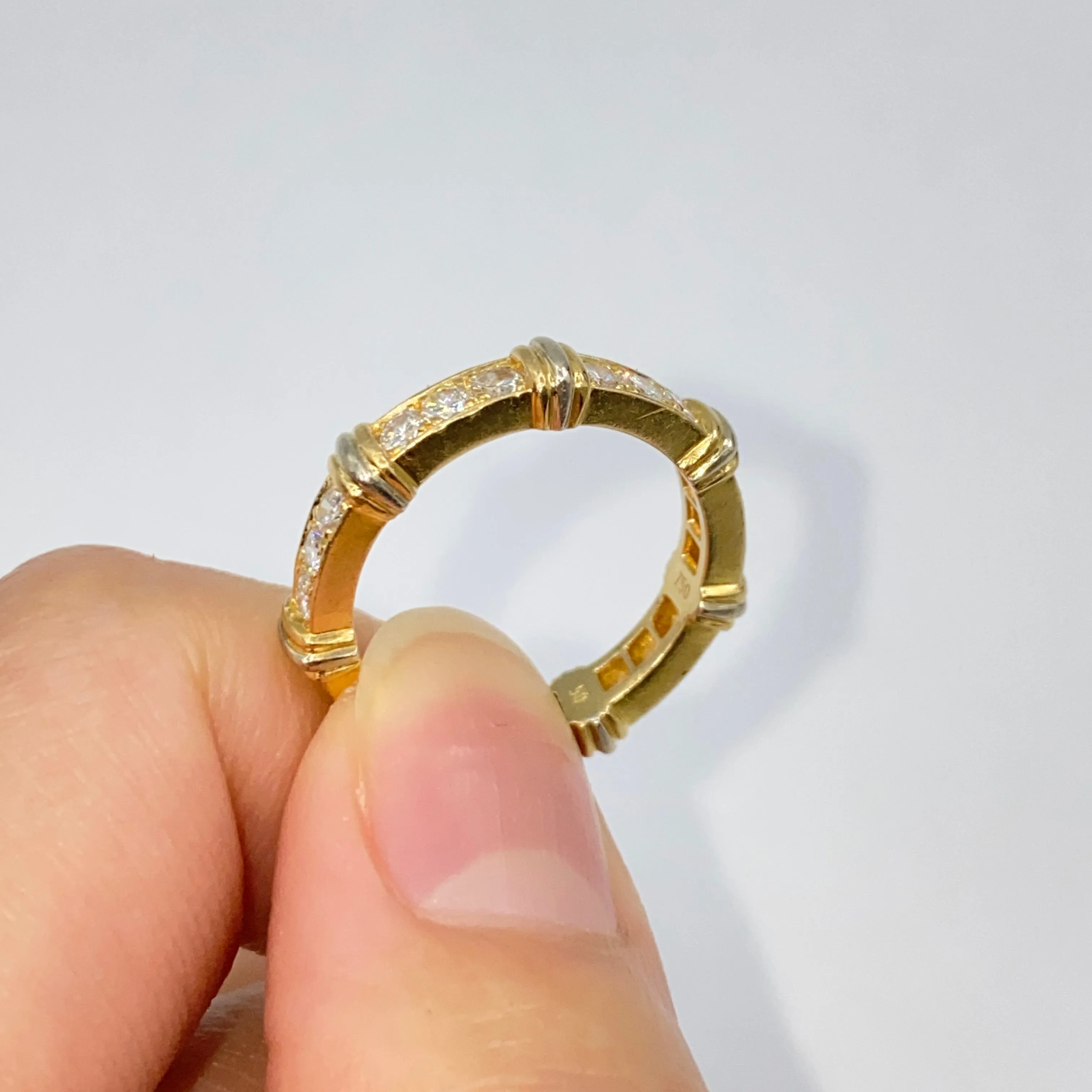 18K Vintage Cartier Contessa Eternity Band