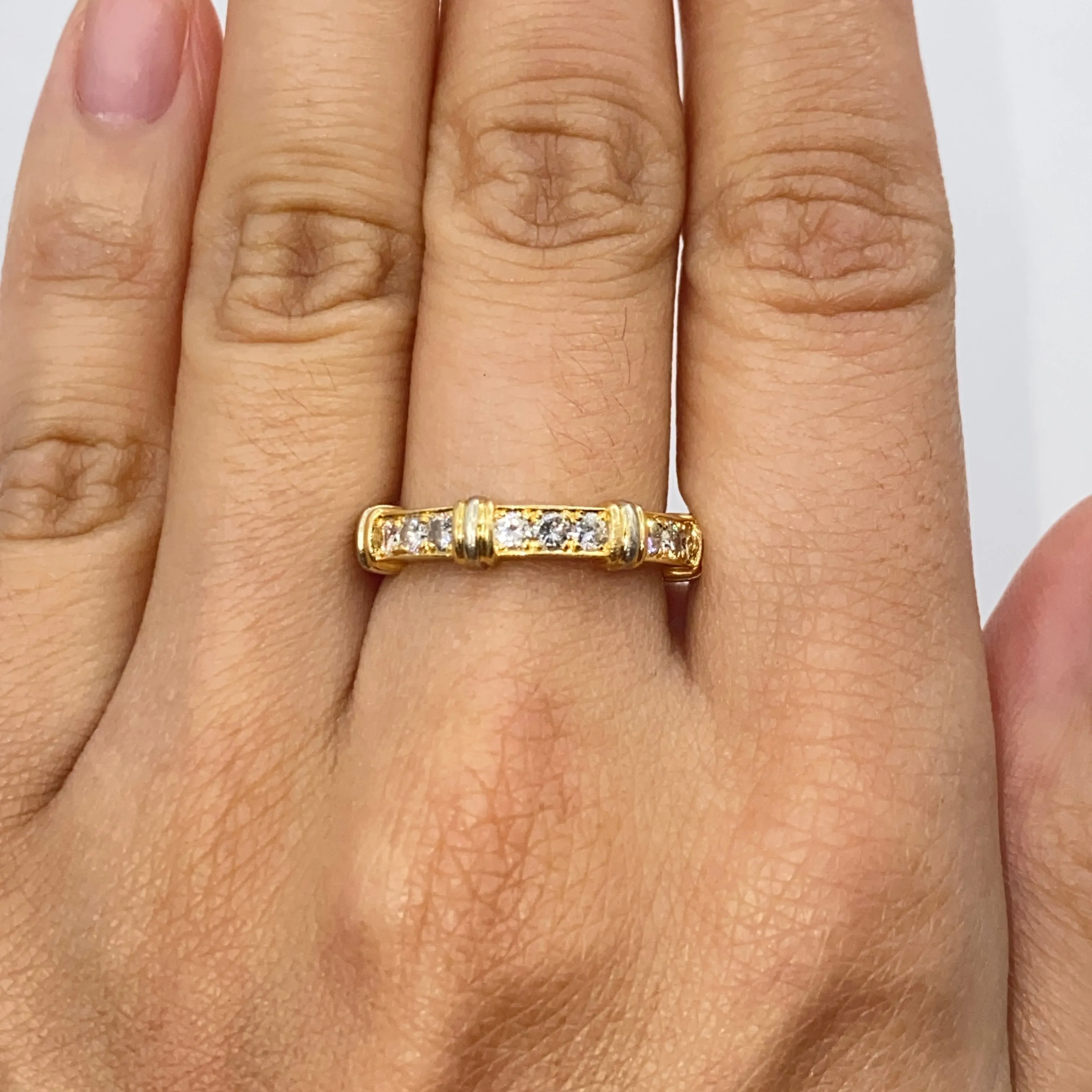18K Vintage Cartier Contessa Eternity Band