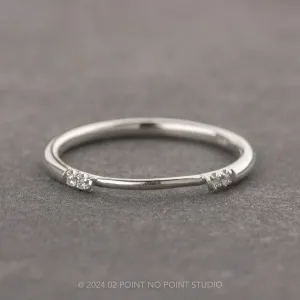 2 Diamond Harper Cuff, 14k White Gold