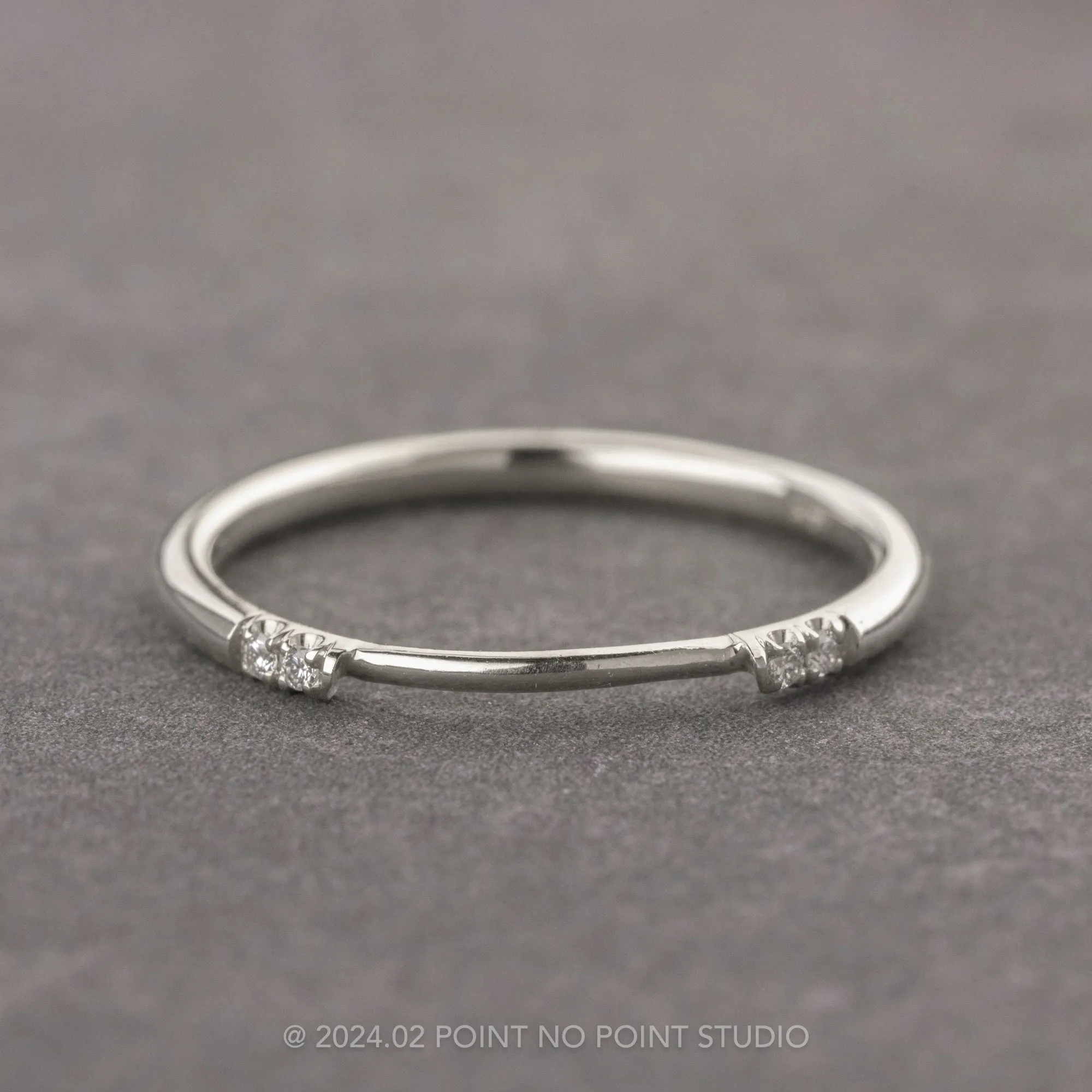 2 Diamond Harper Cuff, 14k White Gold