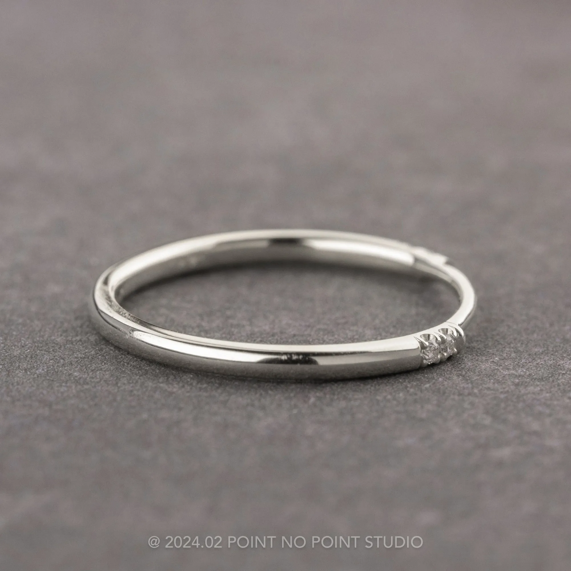 2 Diamond Harper Cuff, 14k White Gold