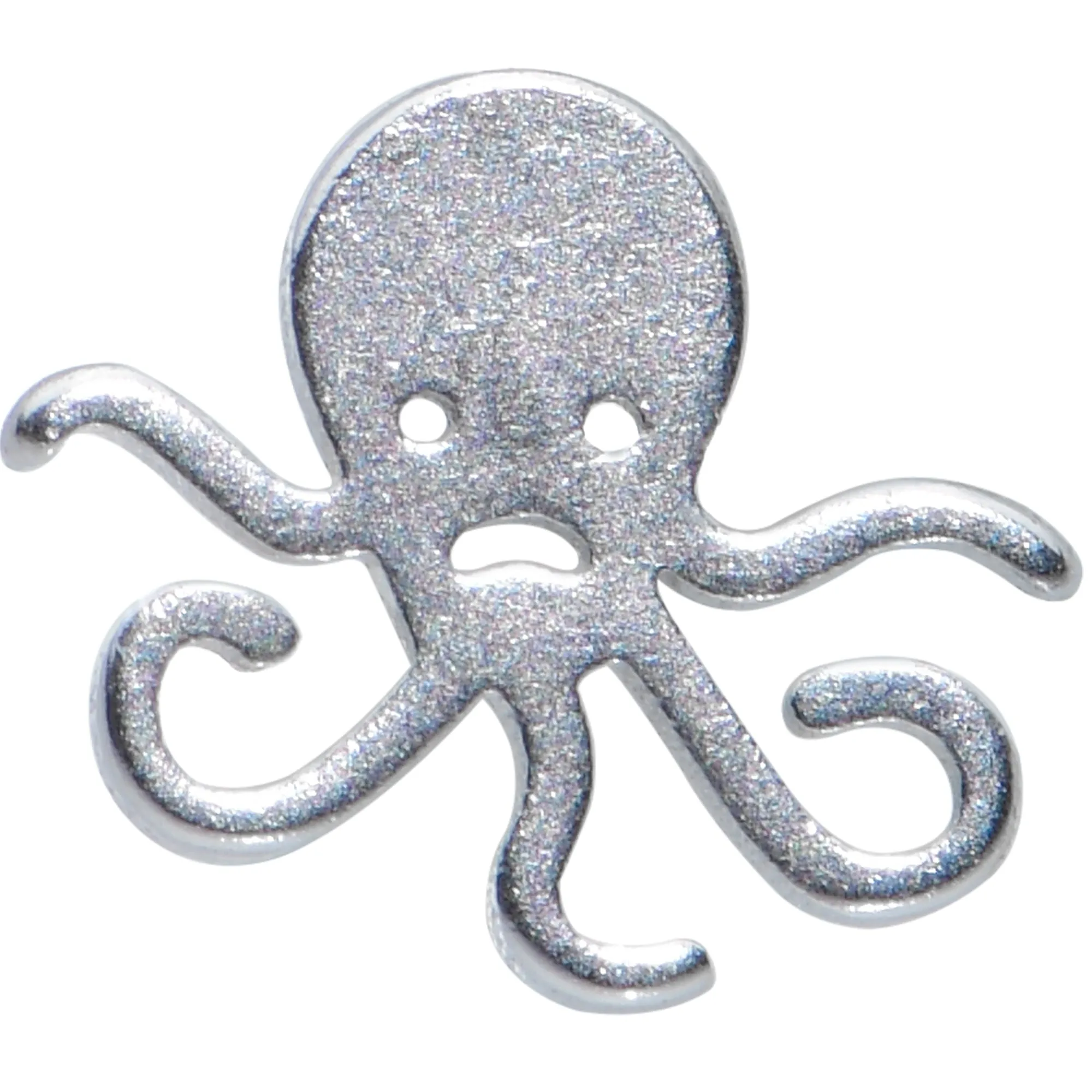 20 Gauge 1/4 Simple Cephalopod Octopus L Shape Nose Ring