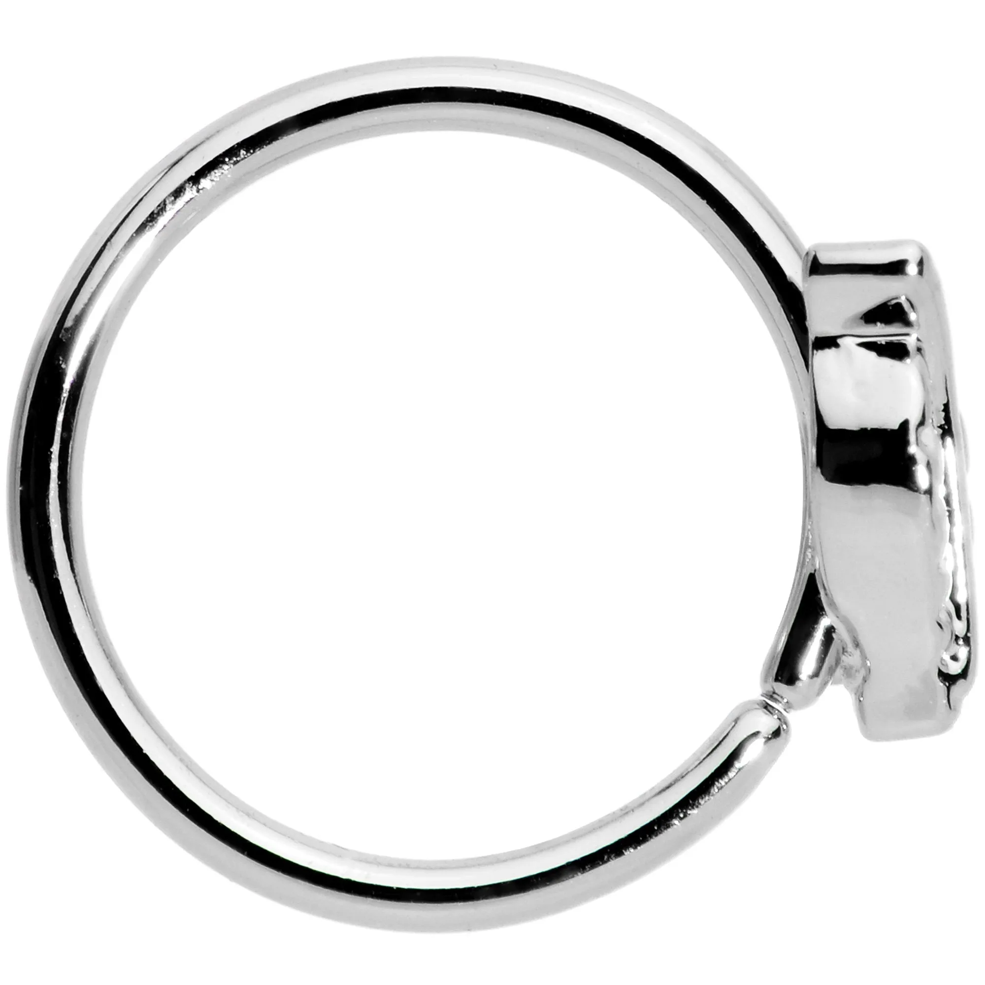 20 Gauge 5/16 Tiny Tulip Flower Seamless Circular Ring