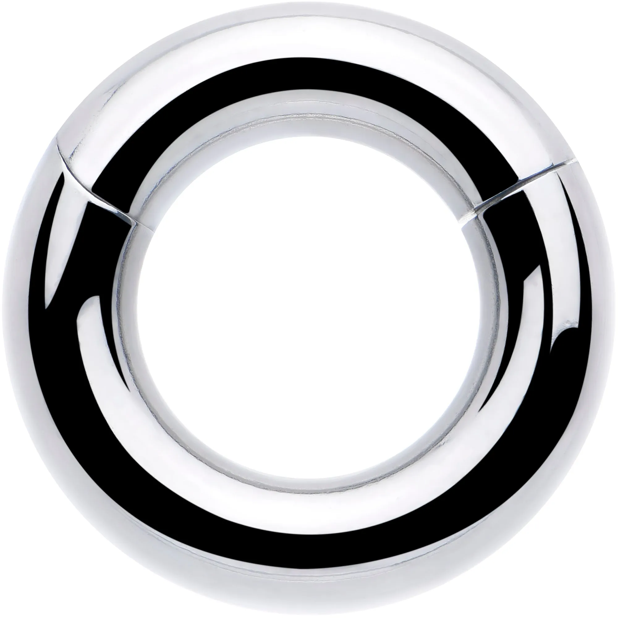 6 Gauge 3/8 316L Surgical Steel Precision Hinged Segment Hoop