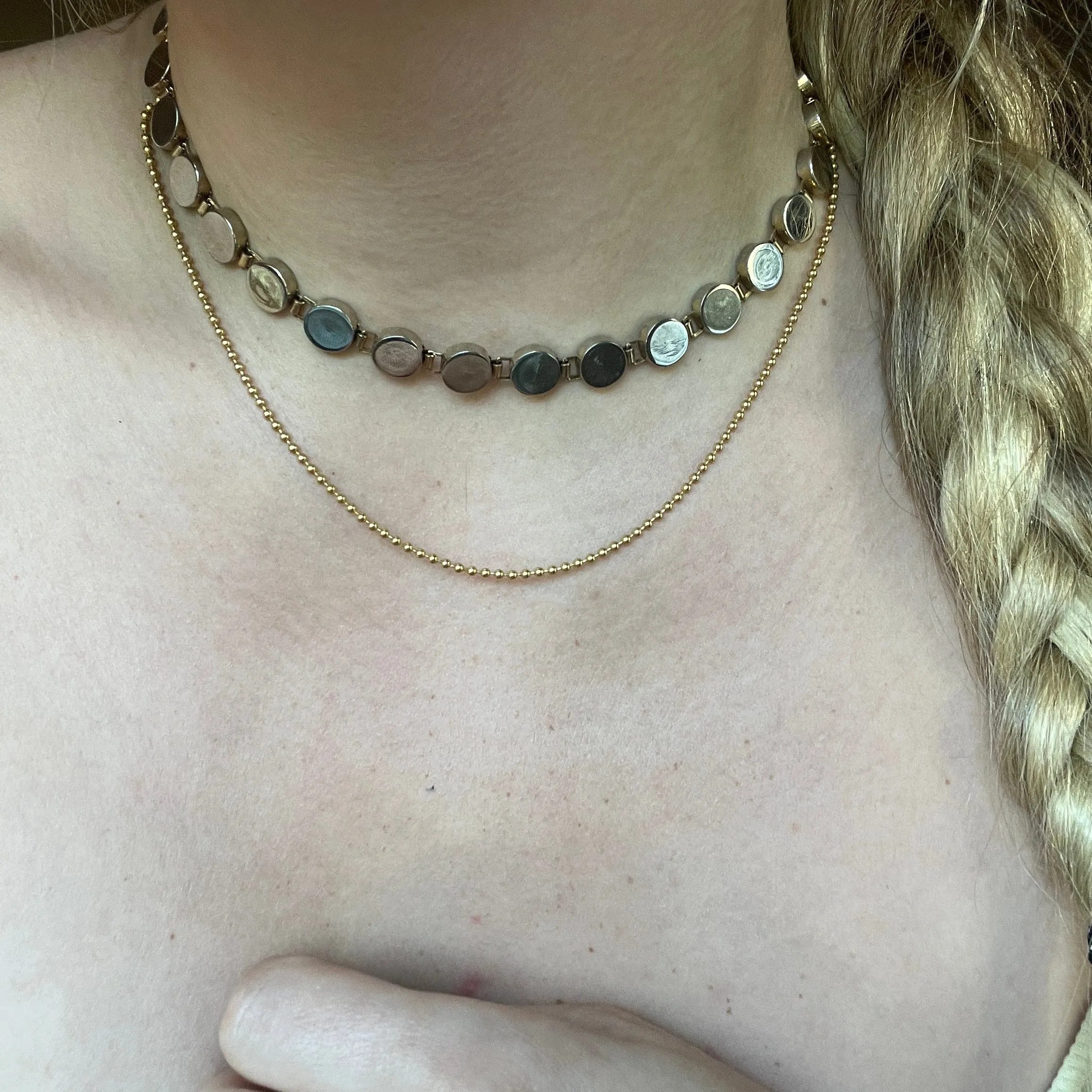 70's Dot Choker Necklace