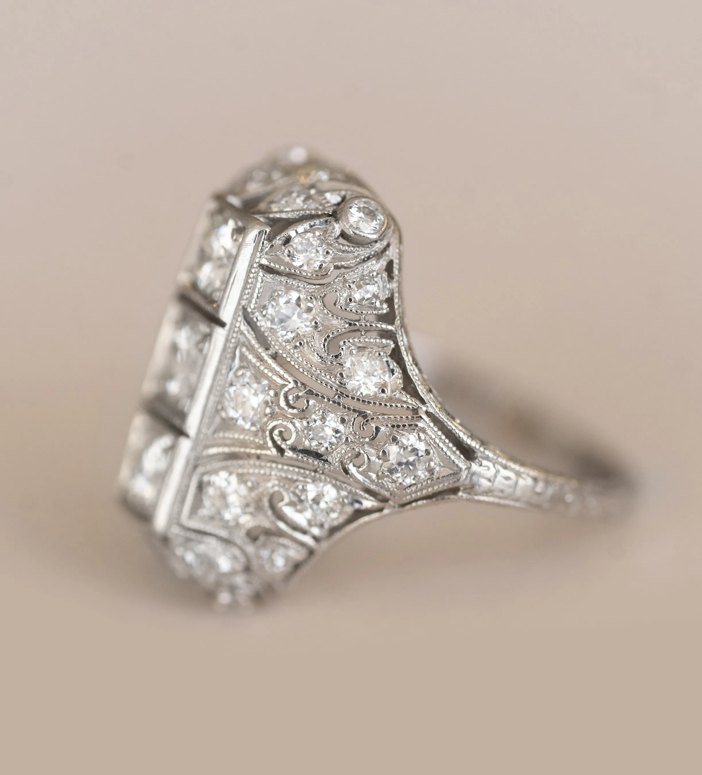 Antique Navette Ring