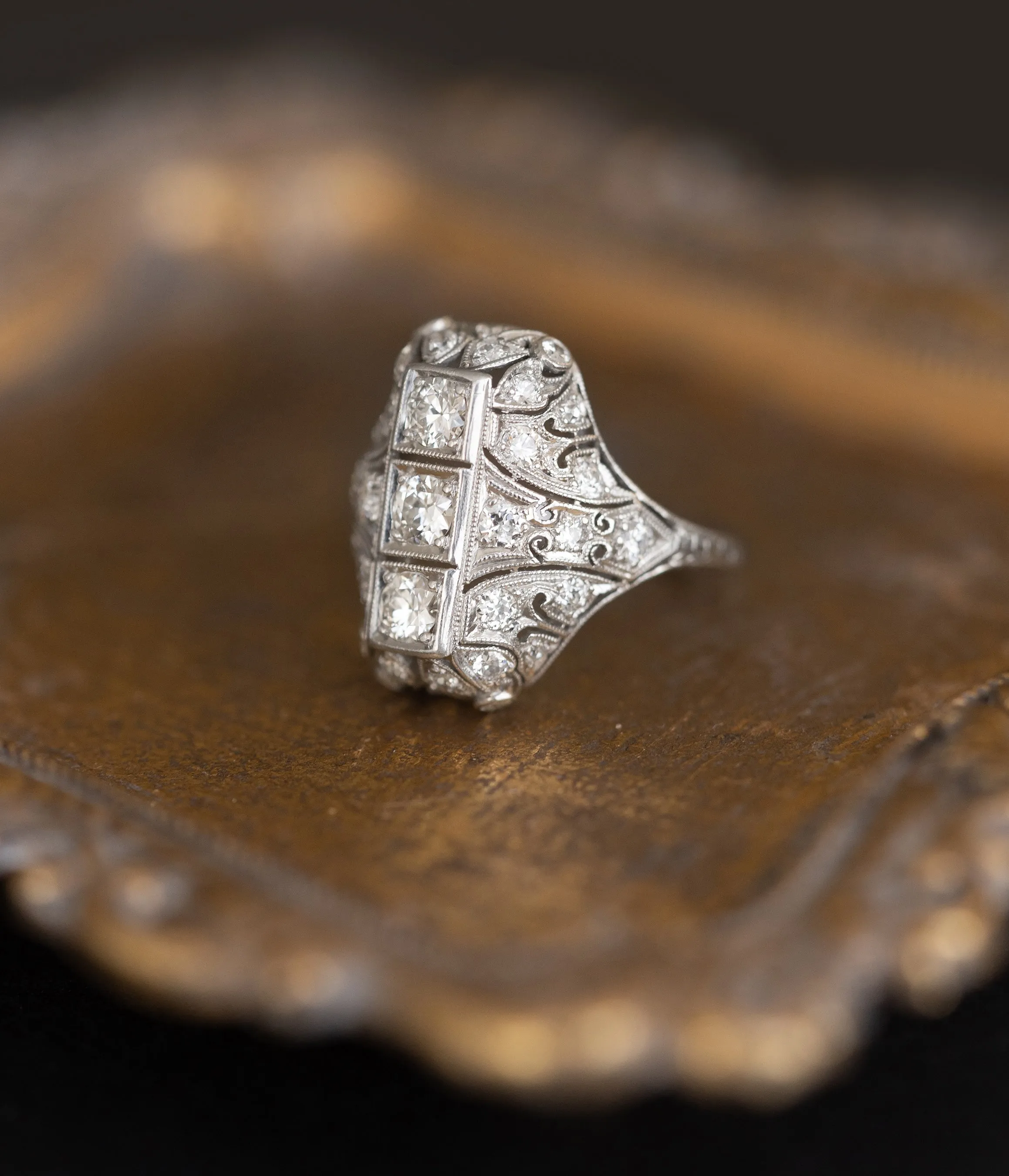 Antique Navette Ring