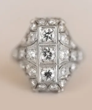 Antique Navette Ring