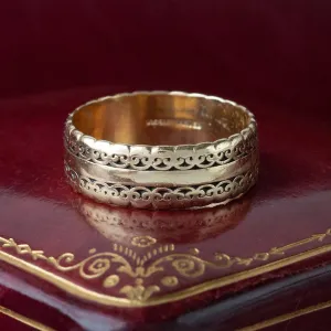 Art-Carved Men's Gold Band