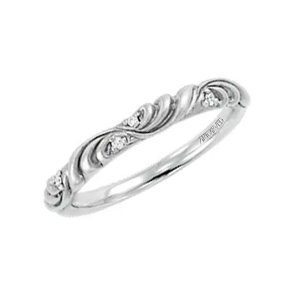 Artcarved "Gossimer" Scrollwork Diamond Engagement Ring