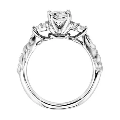 Artcarved "Gossimer" Scrollwork Diamond Engagement Ring