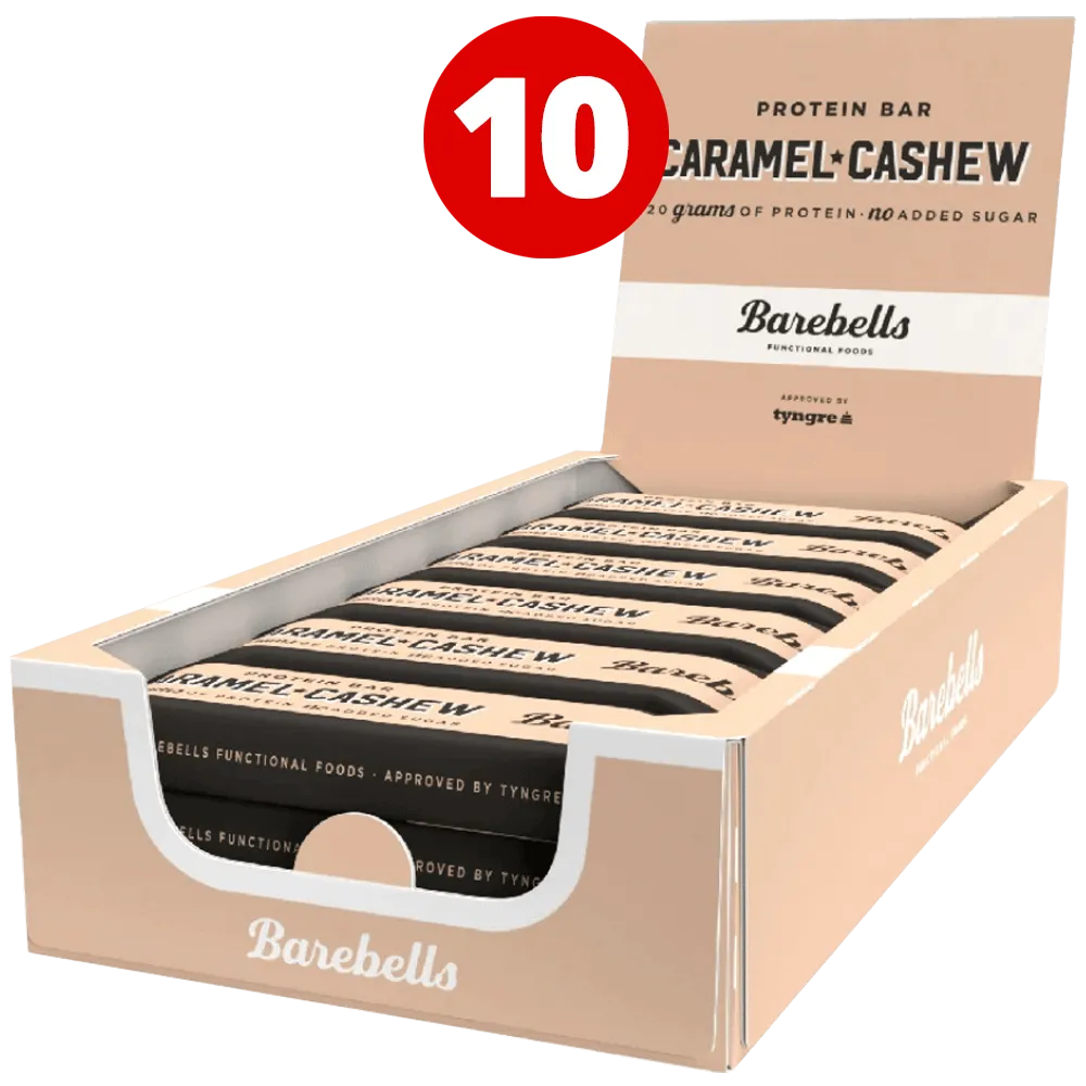 Barebells Protein Bar Caramel Cashew - 10x55g.
