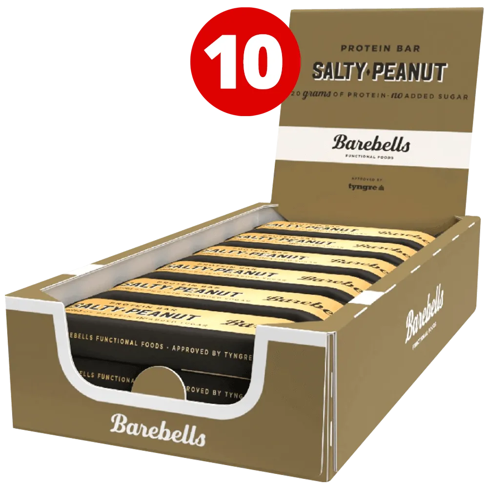 Barebells Protein Bar Salty Peanut - 10x55g.
