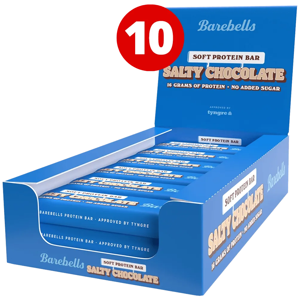 Barebells Soft Bar Salty Chocolate - 10x55g.