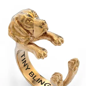 Beagle Jewelry Cuddle Wrap Ring