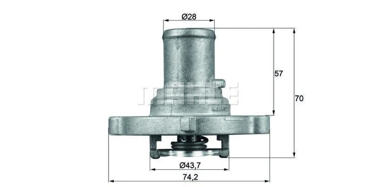 Behr-Mahle Thermostat Fiat Palio 87 °C (Ti12287D)