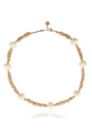 Biba Necklace Gold | Off White