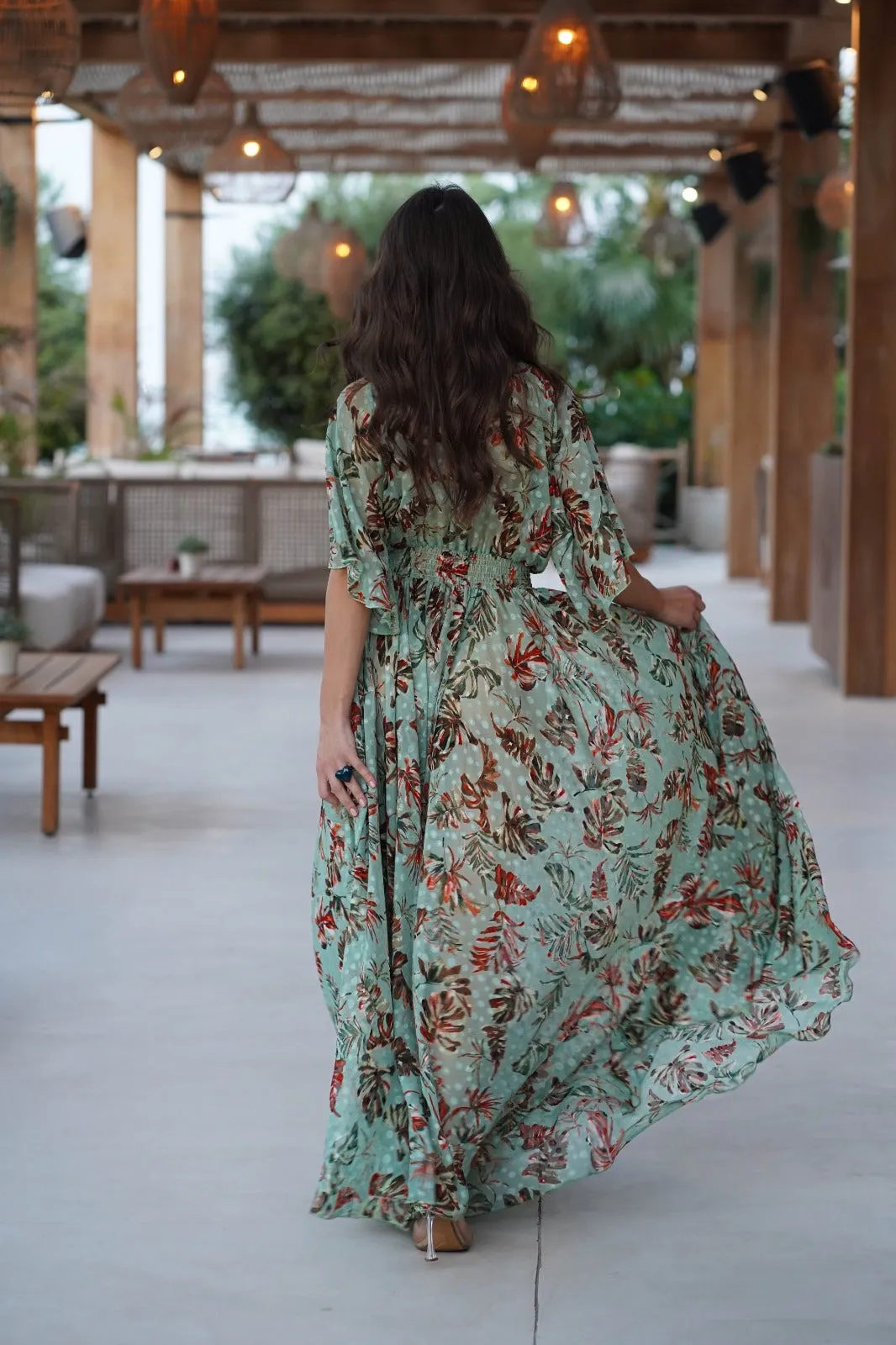 Birds of Paradise Maxi Dress