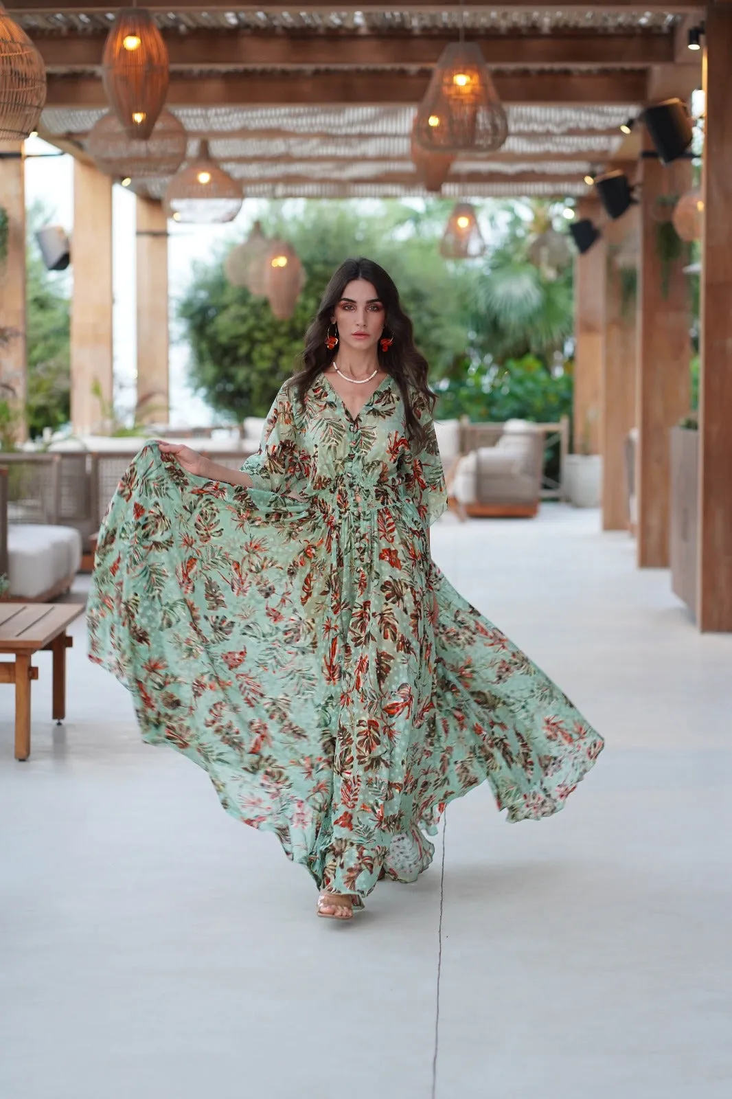 Birds of Paradise Maxi Dress