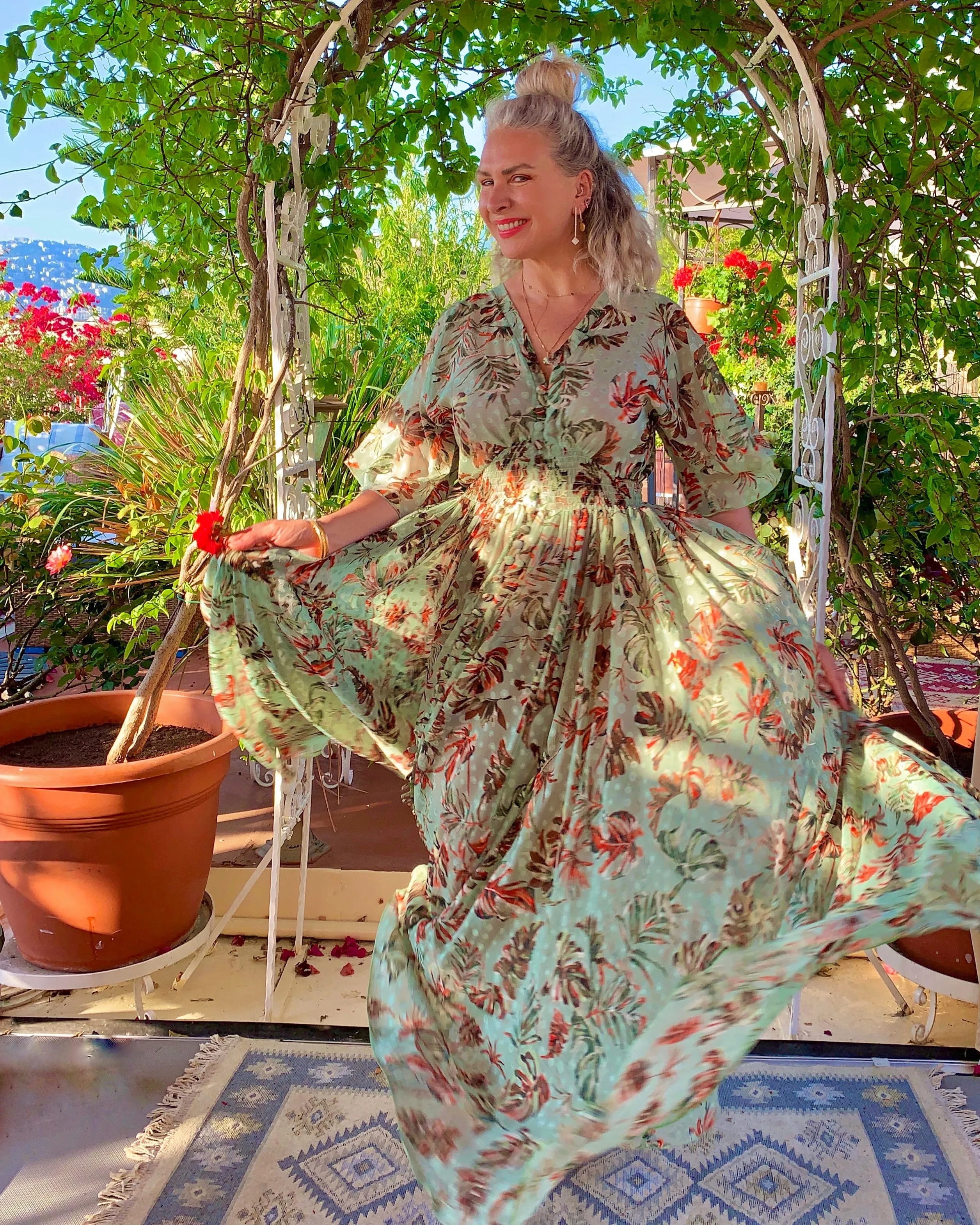 Birds of Paradise Maxi Dress