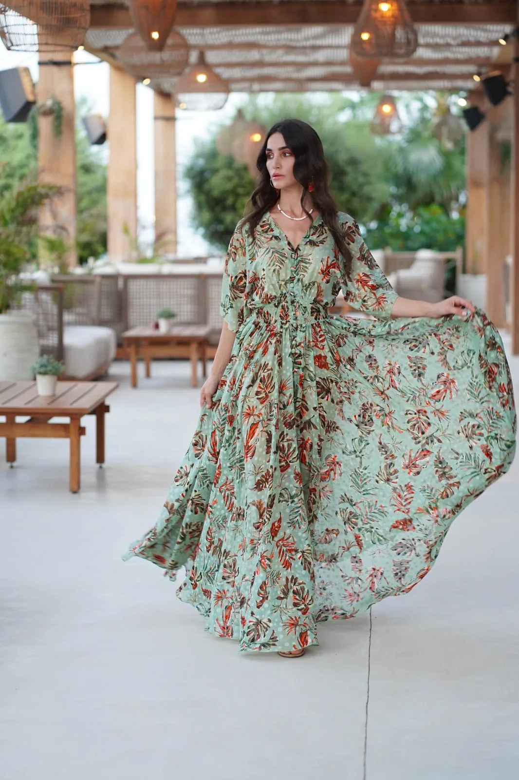 Birds of Paradise Maxi Dress