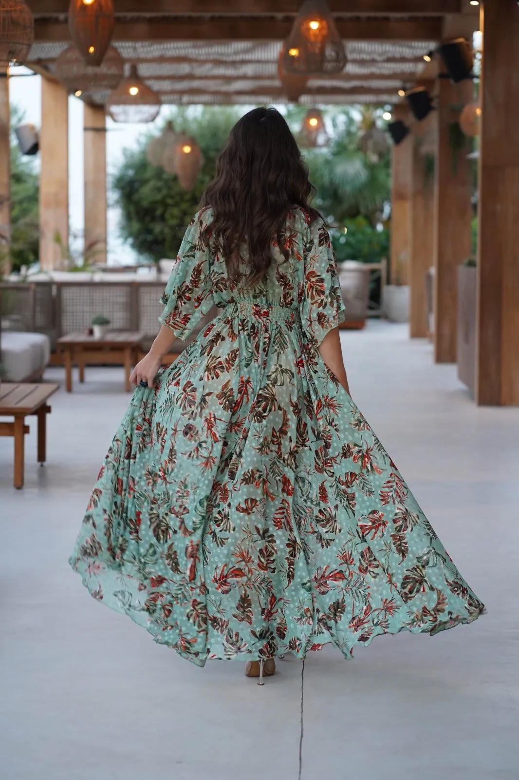 Birds of Paradise Maxi Dress