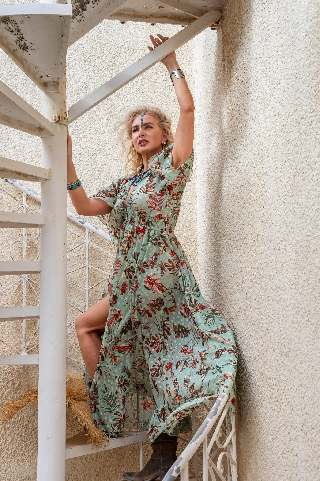 Birds of Paradise Maxi Dress
