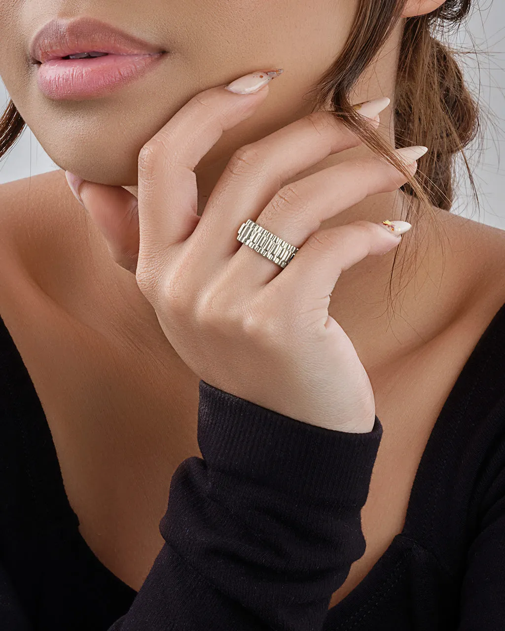 Bubble Dome Band Ring