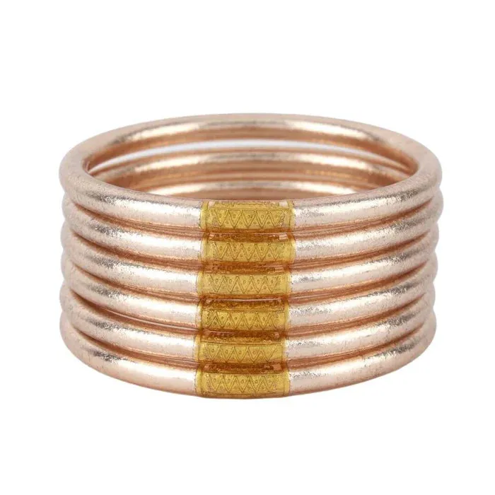 Budha Girl Champagne All Weather Bangles® (AWB®) - SERENITY PRAYER (6)