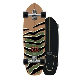 Carver JOB Camo Tiger Surfskate Cruiser Skateboard C7 - 10.25" x 33.5"