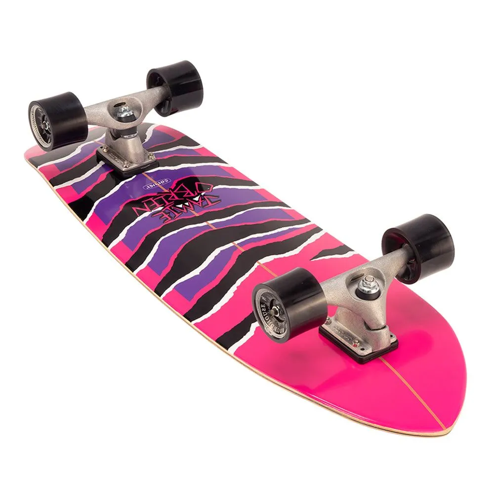 Carver JOB Pink Tiger Surfskate Cruiser Skateboard CX - 10.25" x 33.5" WB 17.5"