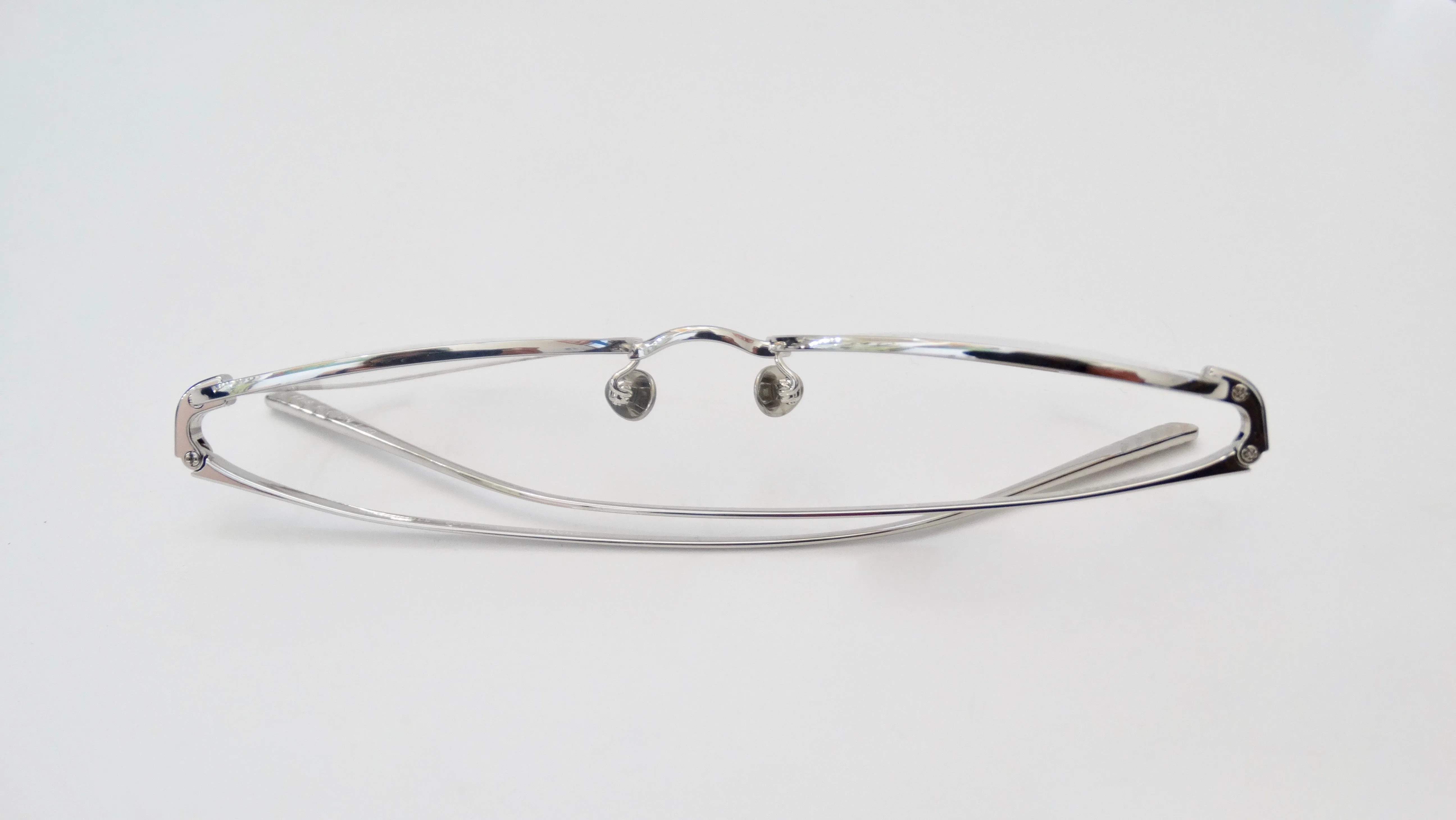 Chanel 2019 Silver Eye Glasses