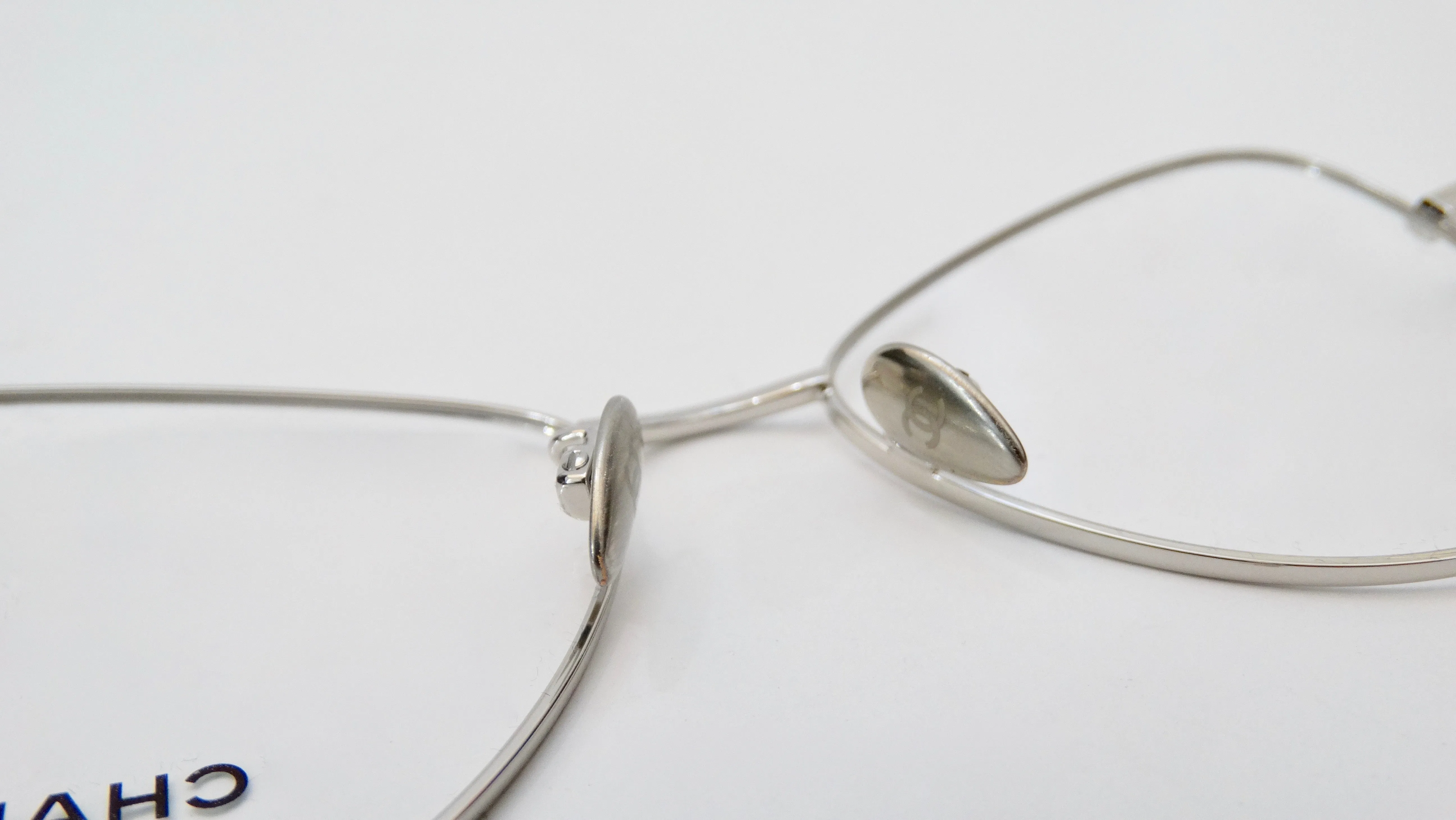 Chanel 2019 Silver Eye Glasses