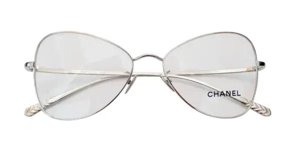 Chanel 2019 Silver Eye Glasses