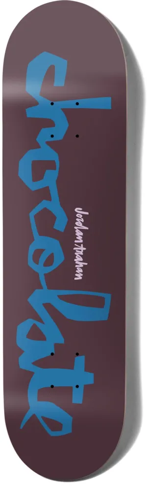 Chocolate OG Chunk W43D3 Jordan Trahan Skateboard Deck - 8.0"