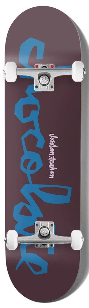 Chocolate OG Chunk W43D3 Jordan Trahan x Venom Custom Complete Skateboard - 8.0"