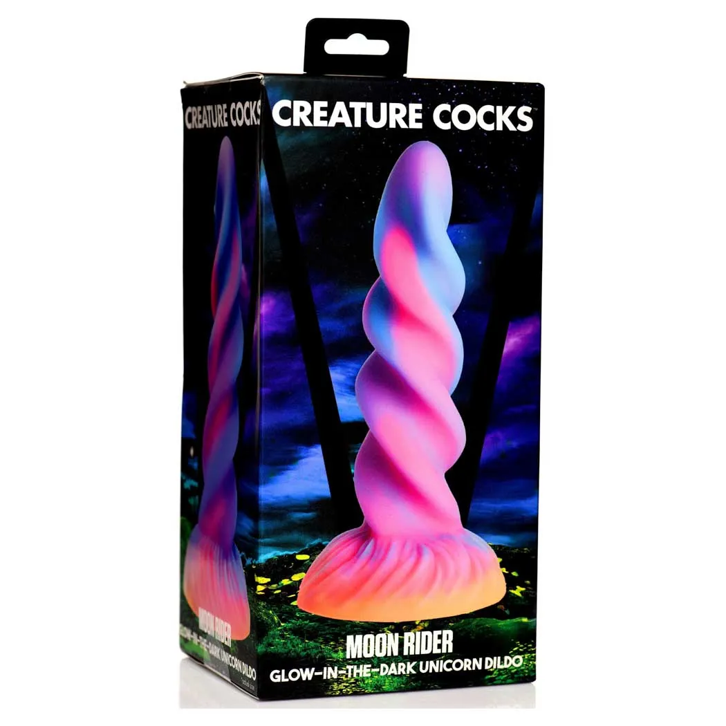Creature Cocks Moon Rider Glow-in-the-Dark 8" Unicorn Dildo