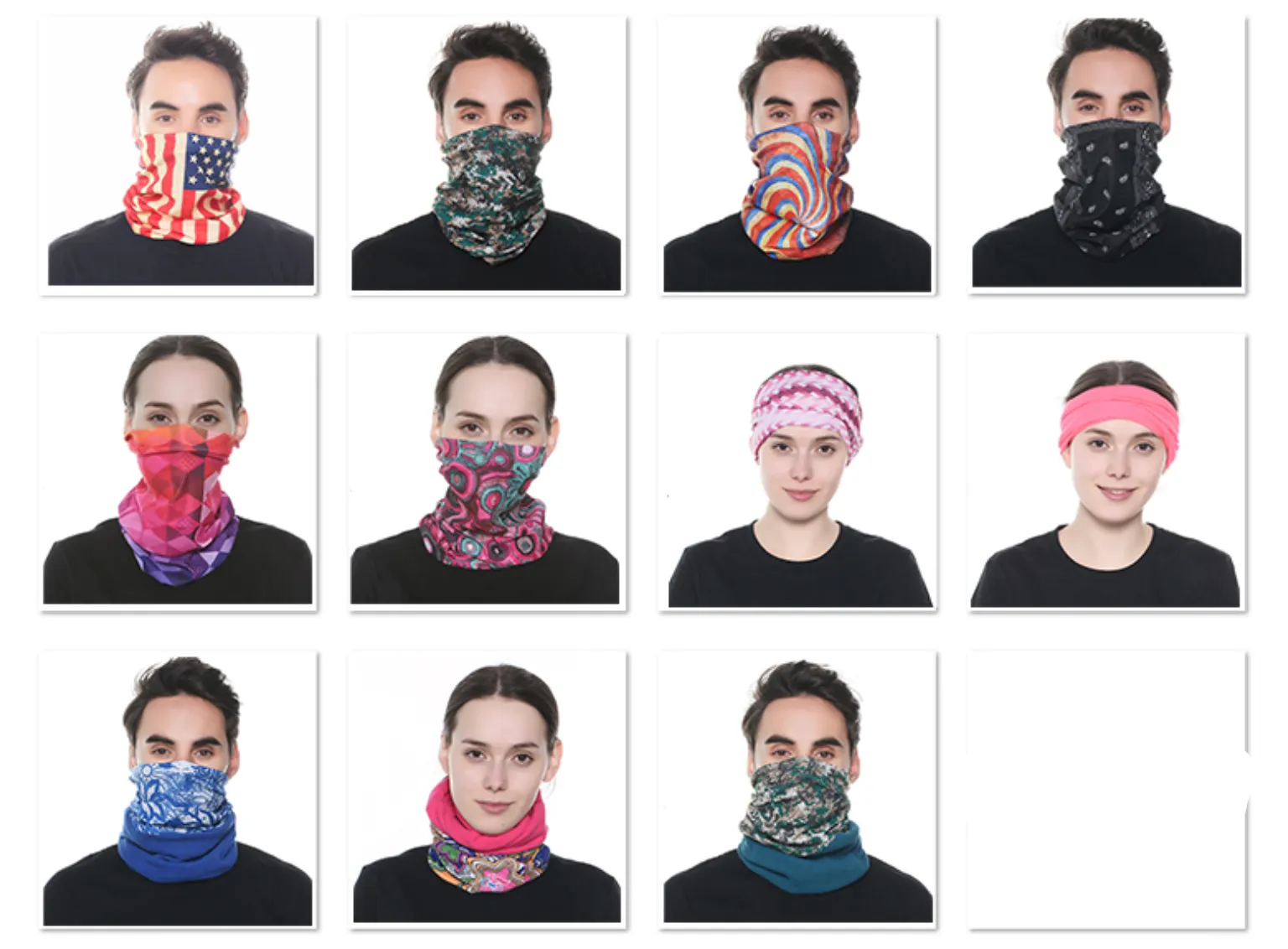 Custom Breathable Neck Gaiter for Men and Women
