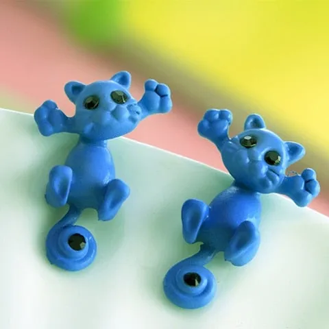 Cutie Cat Ear Rings