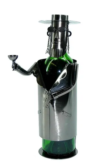 (D) Wine Bottle Holder, Rabbi, Bar Counter Decoration