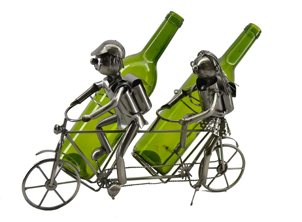 (D) Wine Bottle Holder, Tandem Bicycle, Bar Counter Decoration