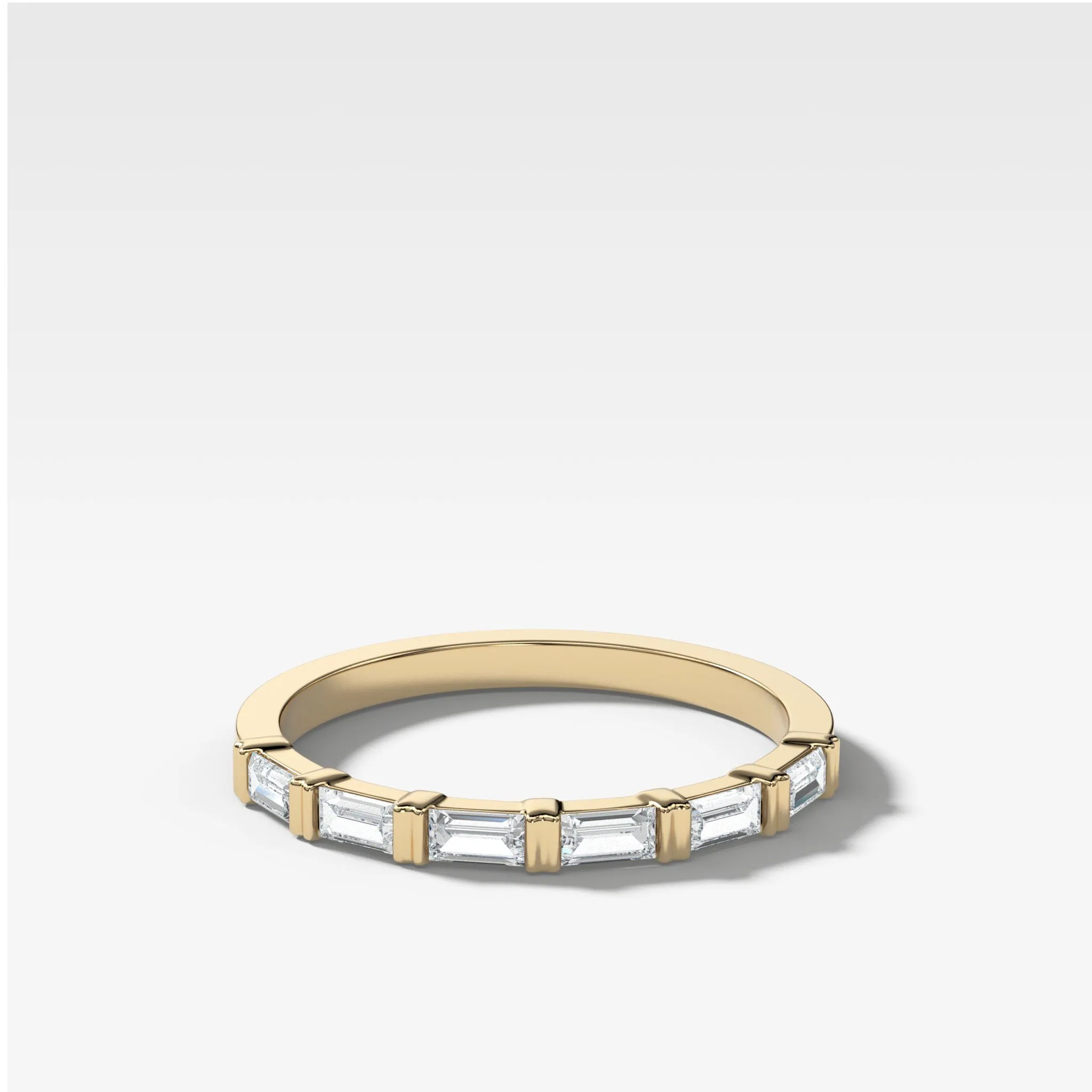 Dainty Baguette Wedding Band