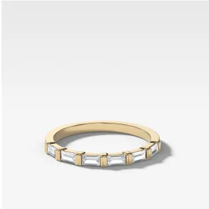 Dainty Baguette Wedding Band