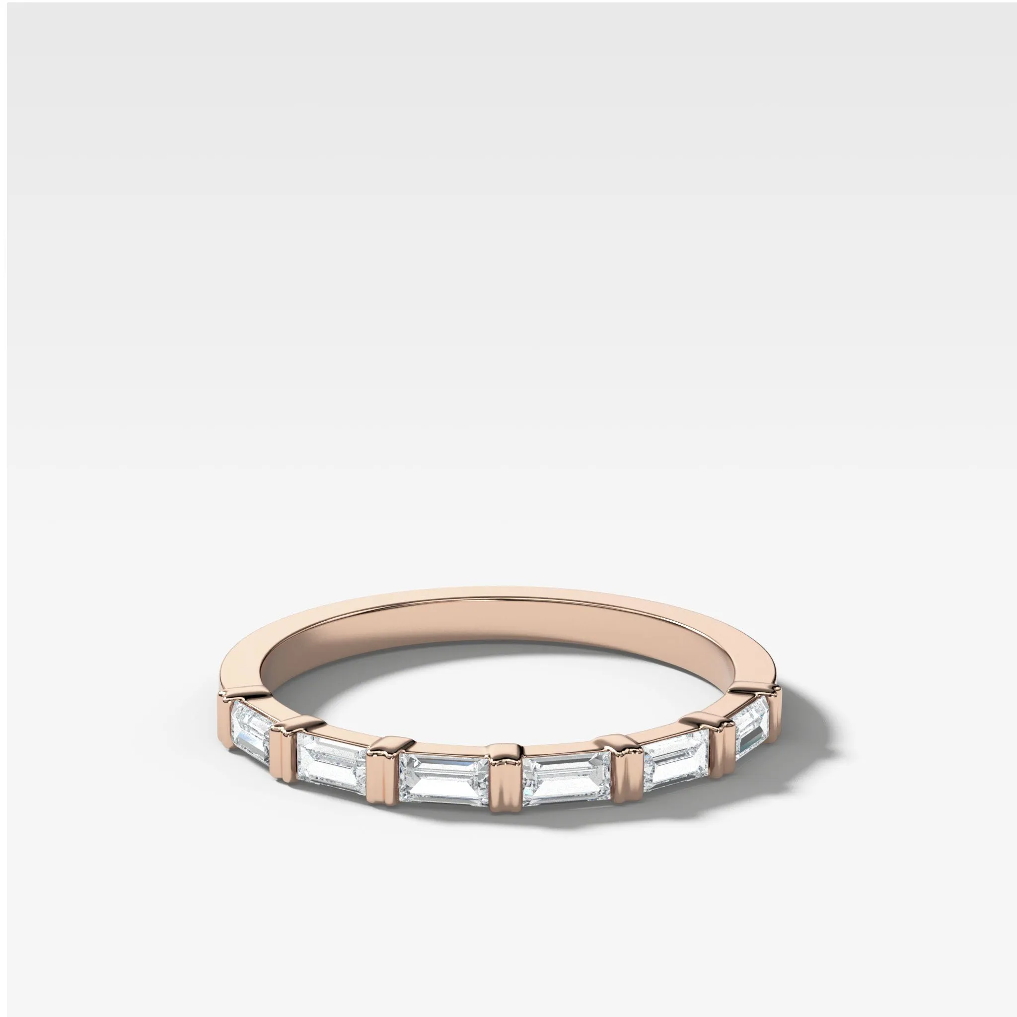 Dainty Baguette Wedding Band
